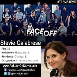 Stevie Calabrese on FACE OFF