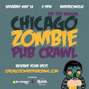 Chicago Zombie Pub Crawl 2016