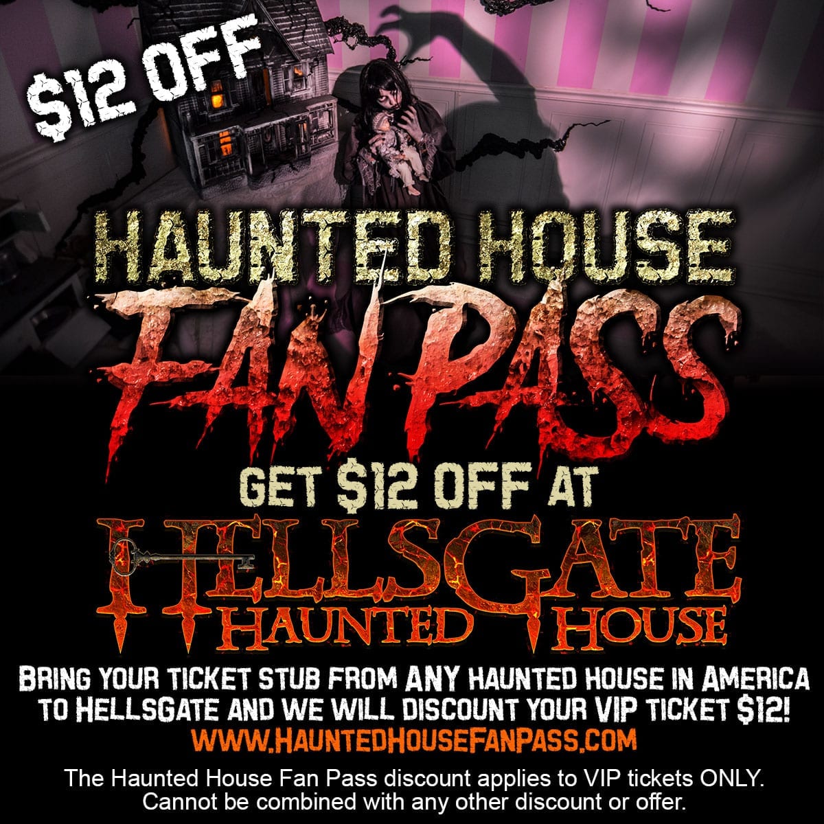 Haunted House Fan Pass